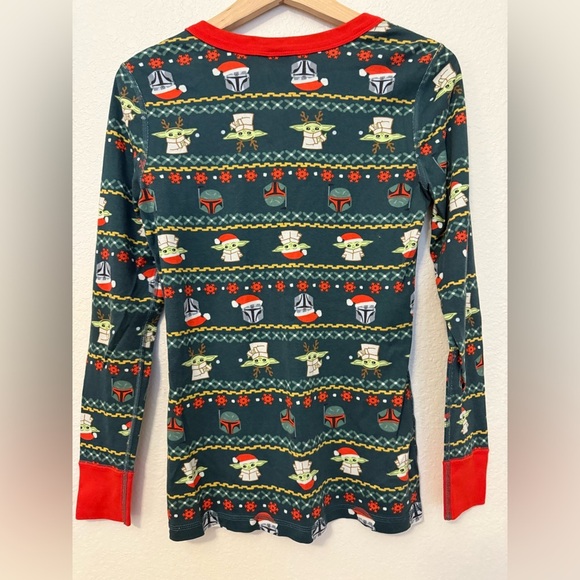 Hanna Andersson Star Wars PJ Set – Grogu Top S + Joggers M – Organic Cotton - Picture 3 of 9